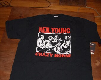 Vtg 2003 Neil Young and Crazy Horse Greendale Concert T
