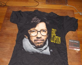Maglietta vintage del tour del concerto di Eric Clapton del 1992