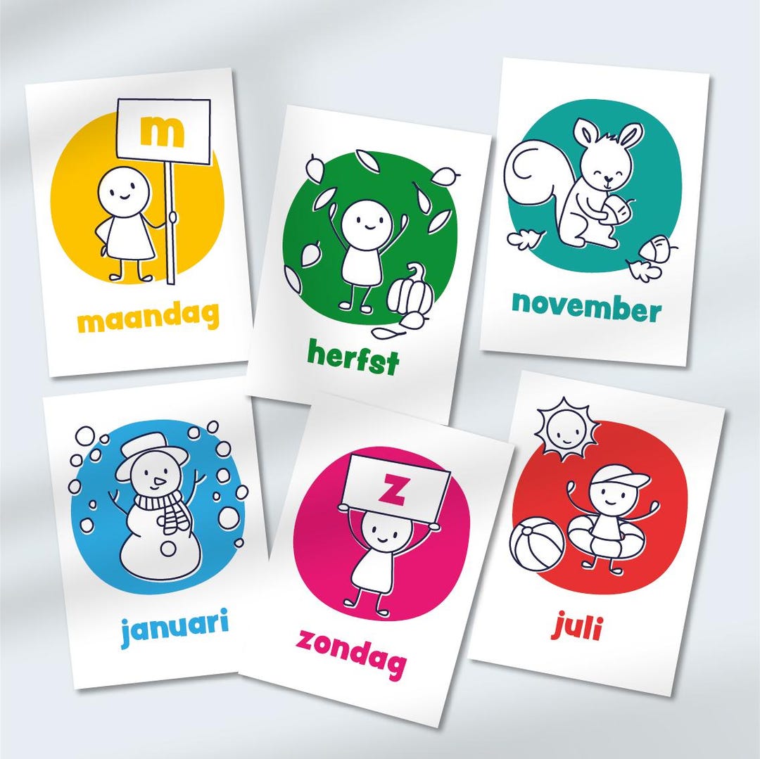 Dutch Daily Routine Cards for Toddlers - Etsy