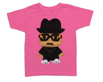 Rad Rapper - Tall Hat - Kids T-Shirt [RASPBERRY]