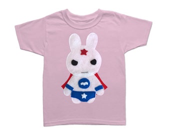 Team Super Animals - Star Bunny Kids T-Shirt