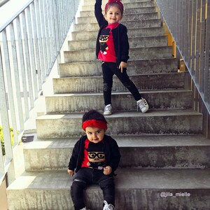 Children's T-shirt Rad Rapper - Tall Hat - Red Hip Hop Kids T-shirt - Etsy