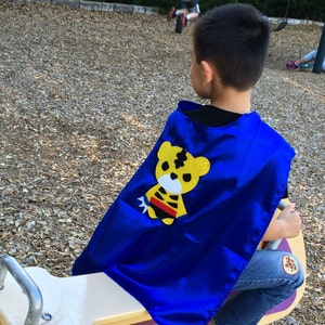 Team Super Animals - Sharp Tiger Blue Cape