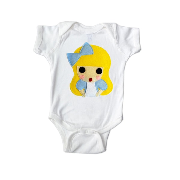 Alice - Alice's Adventure in Wonderland - Infant Bodysuit- Baby Clothing - Gift