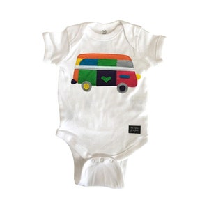 mi cielo x JUAN DE LASCURAIN - The Van – White Onesie – Boys or Girls