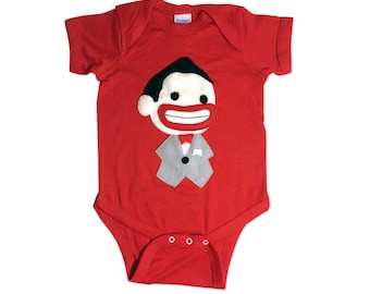 Body infantil estilo Pee Wee Herman de estilo kawaii.