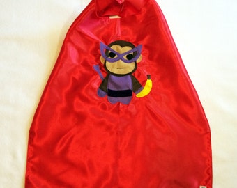 Team Super Animals - Banana Monkey Red Cape