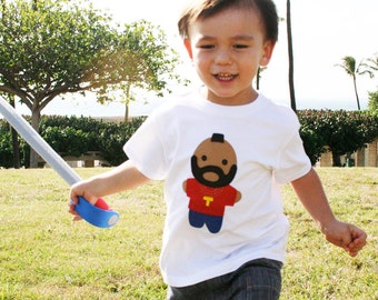 Kids T-Shirt Looks Like Mr. Tee - Kids White Shirt - Children's Clothing Gift