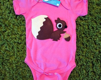 Fashionable Squirrel Infant Bodysuit