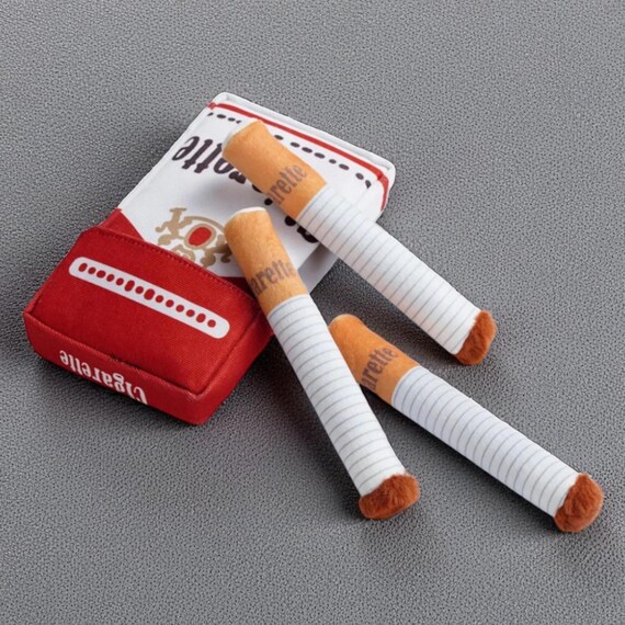 Funny Cigarette Plush Dog Toy, Interactive Chew Toy for Pets, Plush Gift  for Dogs