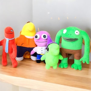 Lachende vrienden knuffel, karakters knuffel cadeau, Glep Charlie pluche - beste cadeau voor haar