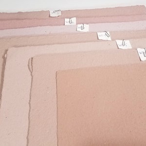 1 feuille - Warm Tone Heavyweight Paper - Fibres mixtes - Dent grossière - Presse froide - OVERSTOCK!
