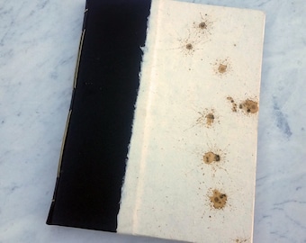 8.5x10.75 in. diario di carta decorativo in pelle marrone, diario a lunga copertina, diario di pagine fatte a mano, libro bianco rilegato a mano