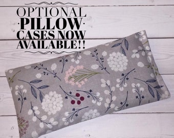 Eye Pillow Lavender Flax Seed Eye Mask, rice Floral Aromatherapy sleep mask microwaveable eye pillow removable cover peppermint heating pad