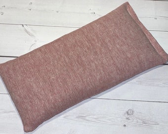 LINEN eye pillow, lavender eye mask, eye mask for sleeping, heating pad, cold pack, heat