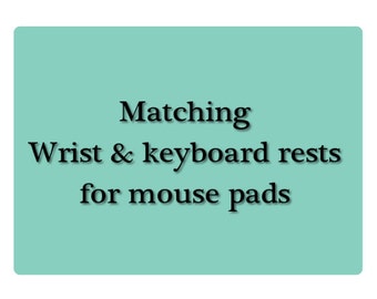 rest wrist mousepads keyboard matching pick own pattern
