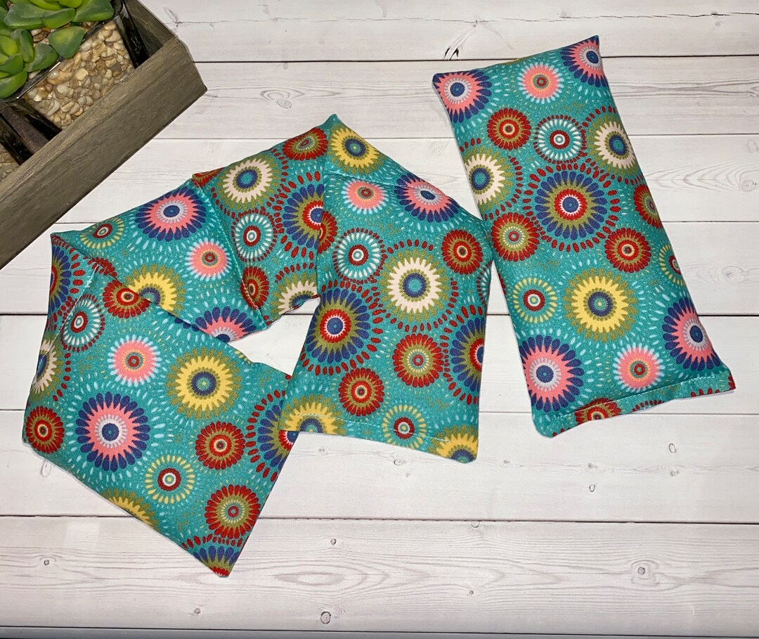 Flax Seed Neck Warmer, Rice Shoulder Wrap, Lavender Heating Pad