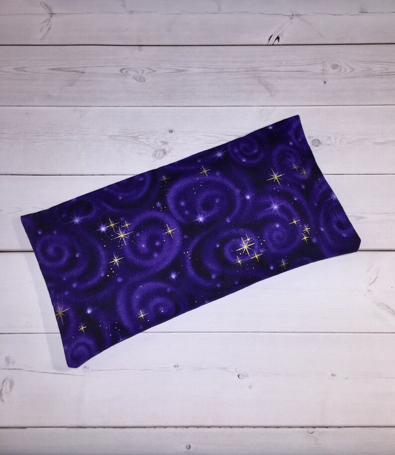 Eye Pillow Lavender Space Flax Seeds Galaxy Cosmic Celestial Etsy