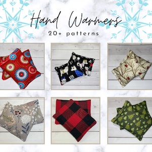 Christmas Gift - hand warmers - cold pack - peppermint pocket handwarmers - lavender - coworker gift teen gift for her, heat pad
