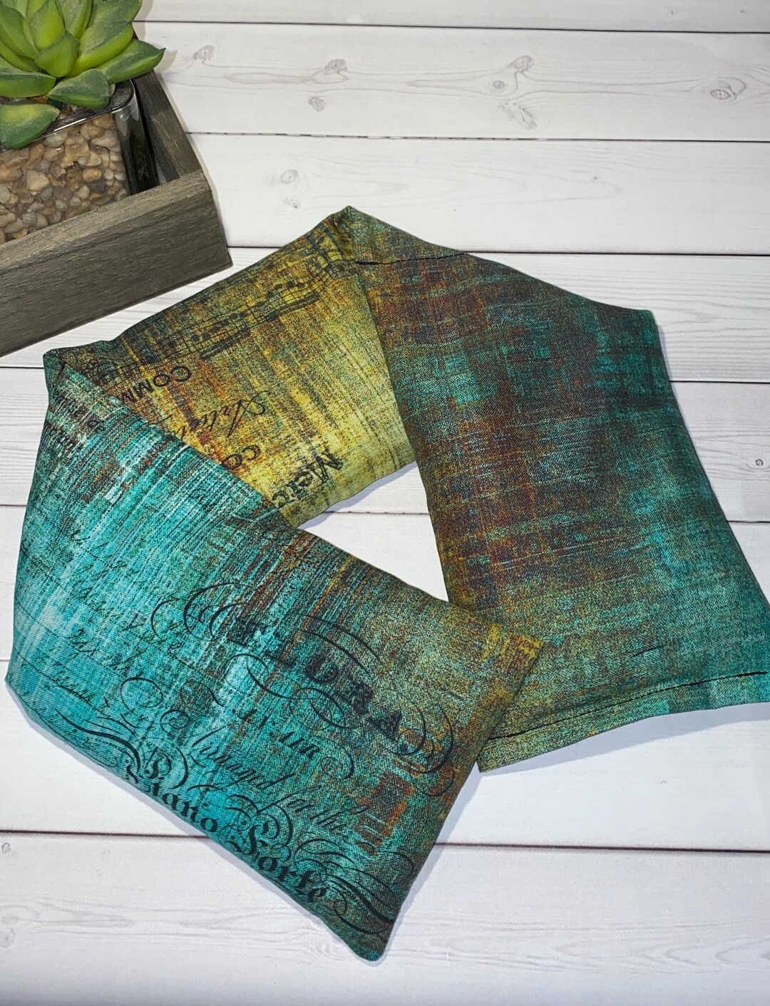 Grunge Flax Seed Neck Wrap Warmer Shoulder Wrap Large Etsy