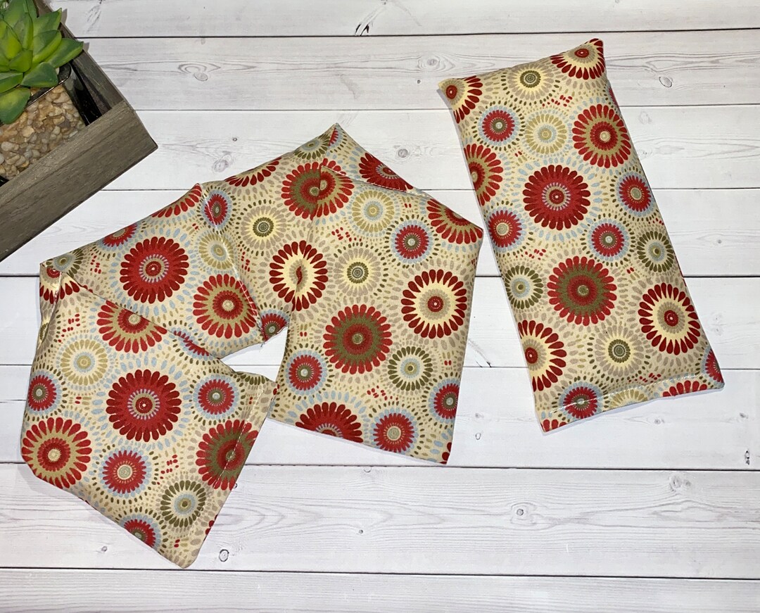 Flax Seed Neck Warmer Rice Shoulder Wrap Lavender Heating Etsy