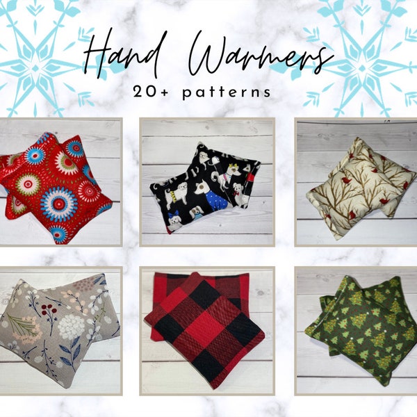 Stocking stuffer - hand warmers - cold pack - pocket handwarmers - Christmas heat - lavender peppermint coworker teen gift for her