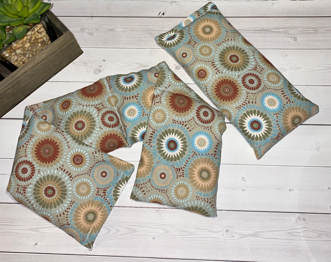 Flax Seed Neck Warmer, Rice Shoulder Wrap, Lavender Heating Pad