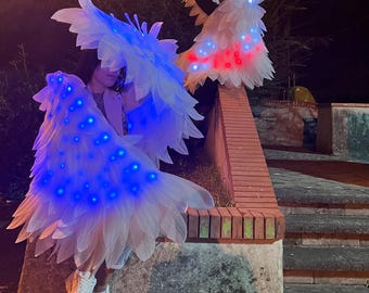Smart led wings, luminous wings, D'Angelo wings, led angel Wings