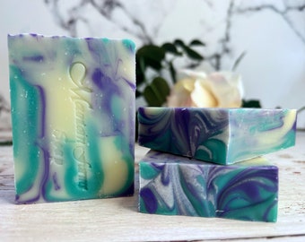 Lavender Rosemary Coconut Milk Soap - Natural Soap Bar - Gentle Skin Care - Organic Shea Butter Soap