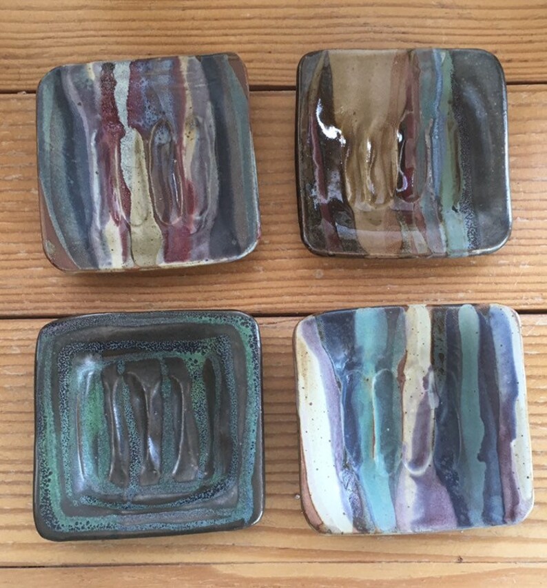 Handmade Soap dish with ridges Etsy