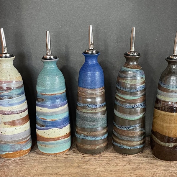 Oil pourer handmade  Stoneware Pottery