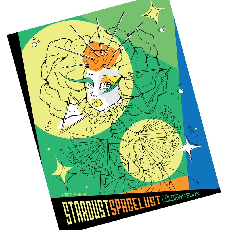 Science Fiction Coloring Book Etsy
