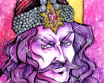 Vlad The Impaler Dracula Art Print
