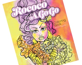 Rococo AGoGo PDF Downloadable Coloring Book