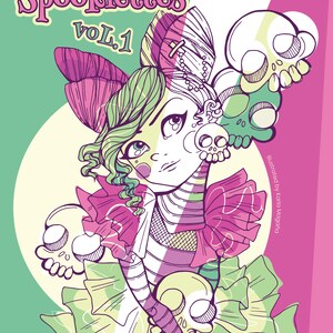 Spooklettes Volume 1 PDF Downloadable Coloring Book image 4