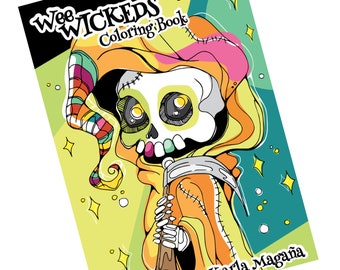 Wee Wickeds Spooky Halloween  PDF Downloadable Coloring Book