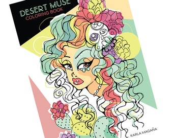 Desert Muse  PDF Downloadable Coloring Book