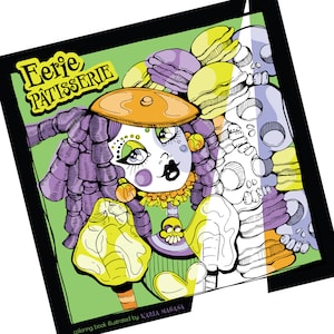 Eerie Patisserie PDF Downloadable Coloring Book