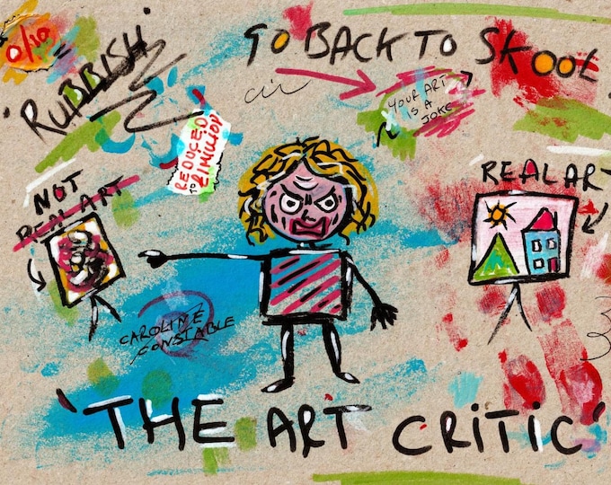 ORIGINAL 'The Art Critic' (Framed)