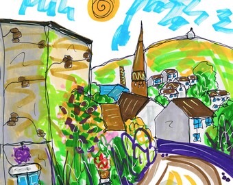 Beeston Brow, Bollington, Cheshire - Travel Wall Art for Home or Office