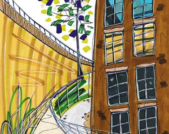 Torr Vale Mill, New Mills, Peak District - Travel Wall Art for Home or Office