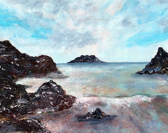 Soar Mill Cove, Devon - Travel Wall Art for Home or Office