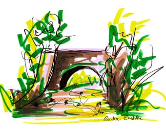 Pack Horse Bridge, Rainow, Peak District - Travel Wall Art for Home or Office