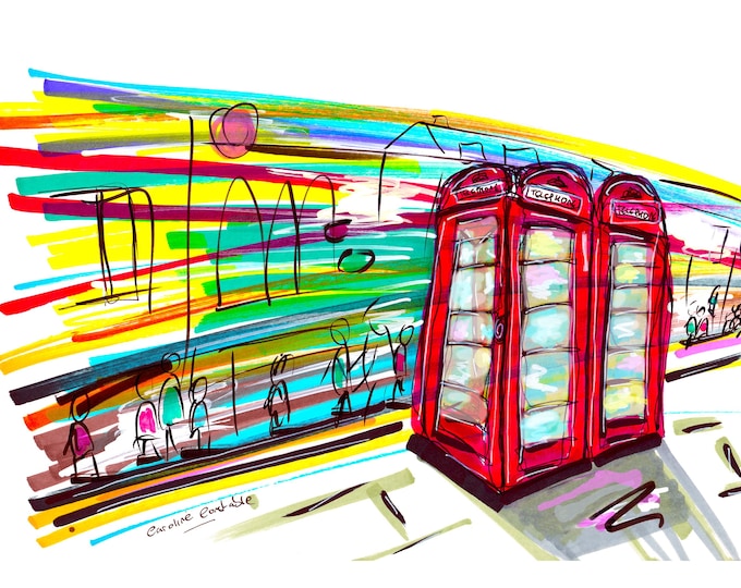 London in Motion Art Print