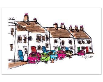 Lord Street, Bollington, Cheshire - Travel Wall Art for Home or Office