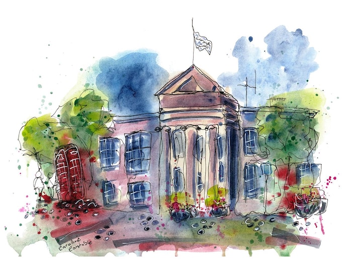 Macclesfield Town Hall, Cheshire Art Print