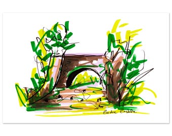 Pack Horse Bridge, Rainow, Peak District - Travel Wall Art for Home or Office