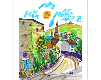 Beeston Brow, Bollington, Cheshire - Travel Wall Art for Home or Office