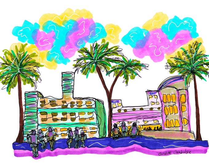 Miami, Florida, USA Art Print