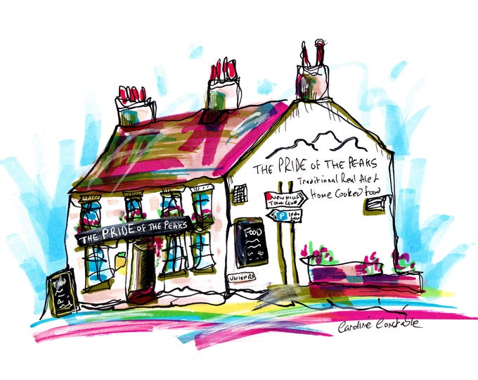 CUSTOM ART COMMISSION – Alcohol Marker Illustration